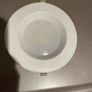 White Recessed Ceiling Light Fixture